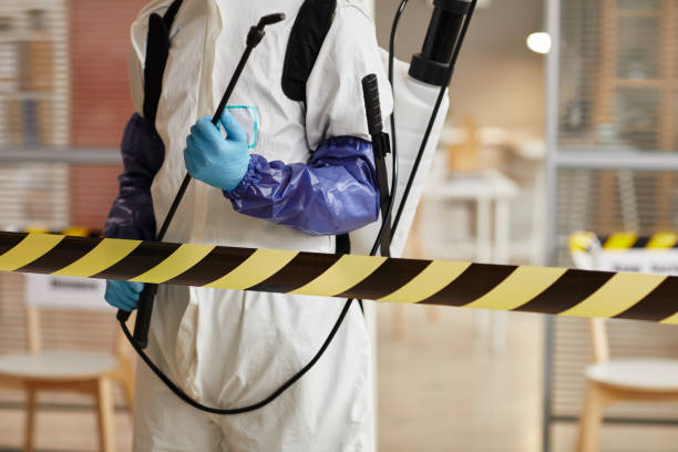 Professional Biohazard Cleanup technician working in Nashville, NC